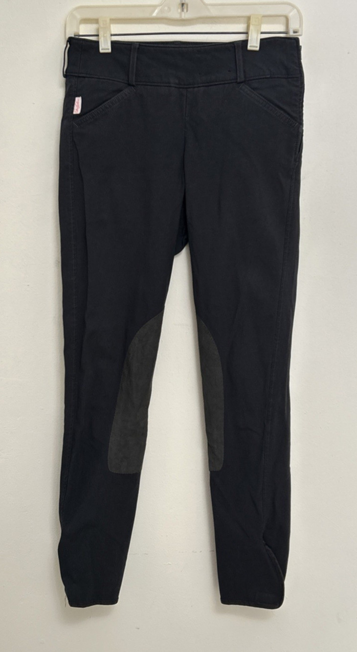 The Tailored Sportsman Riding Pants Breeches Side Zip English Charcoal Size 26